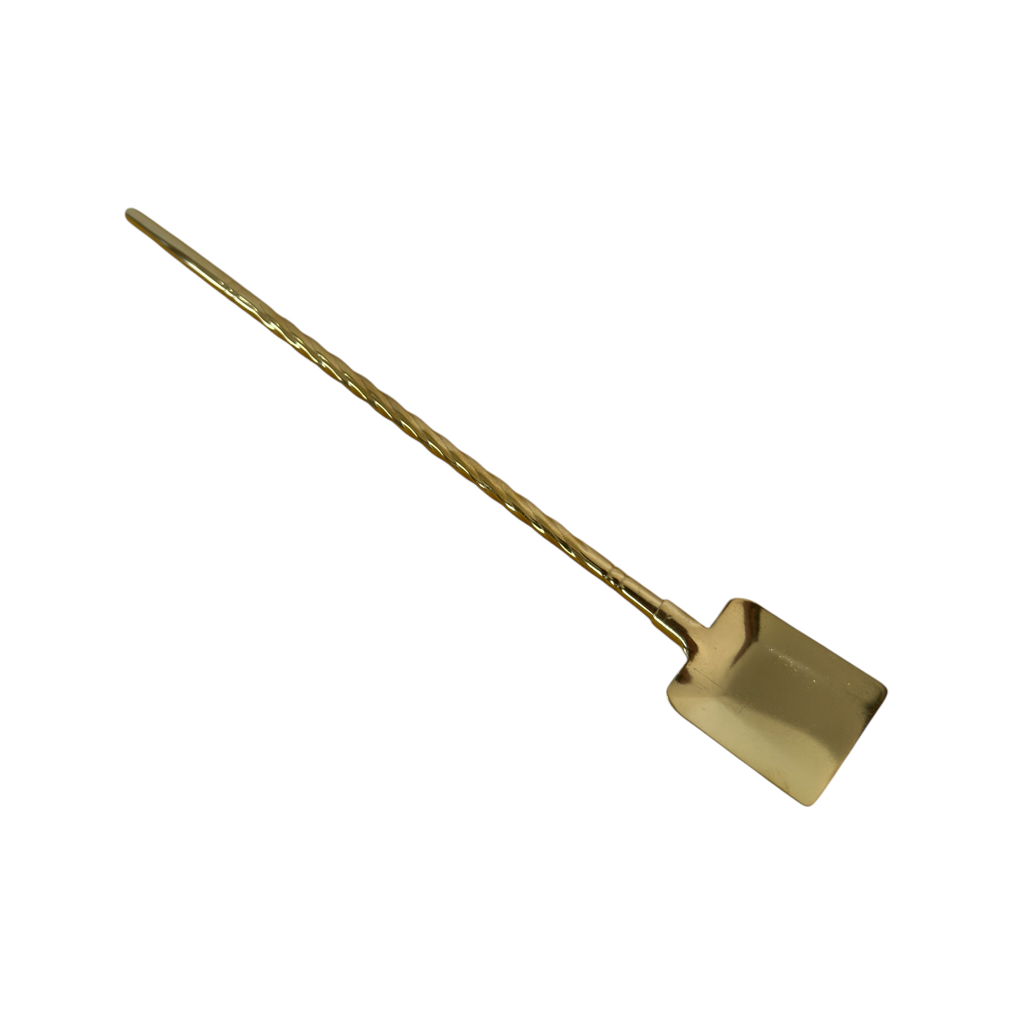 Cucharita Pala Popote Dorada 21cm