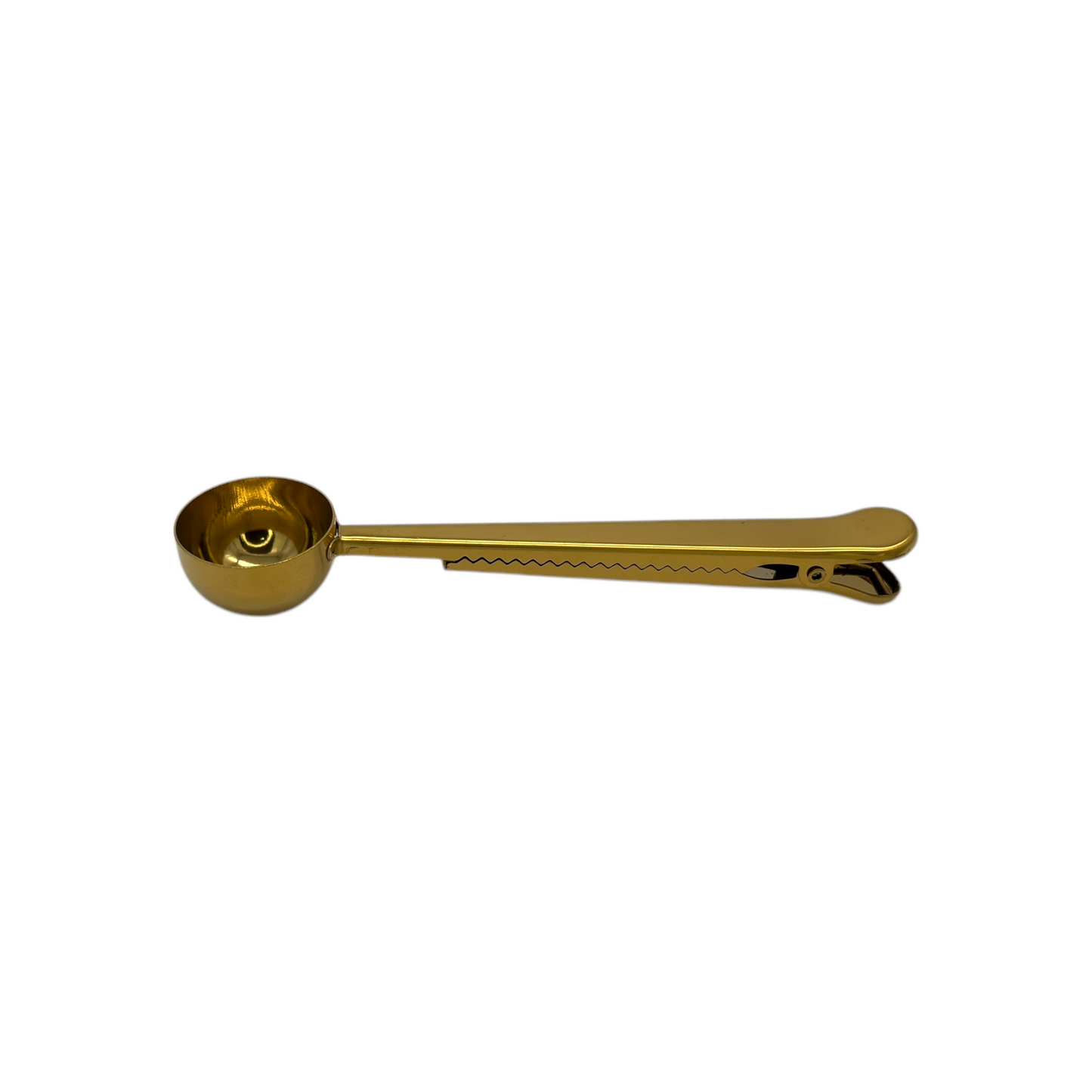 Cuchara Pinza Metal Negra/Dorada 17cm