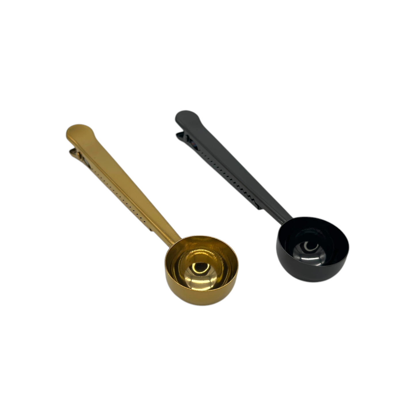 Cuchara Pinza Metal Negra/Dorada 17cm