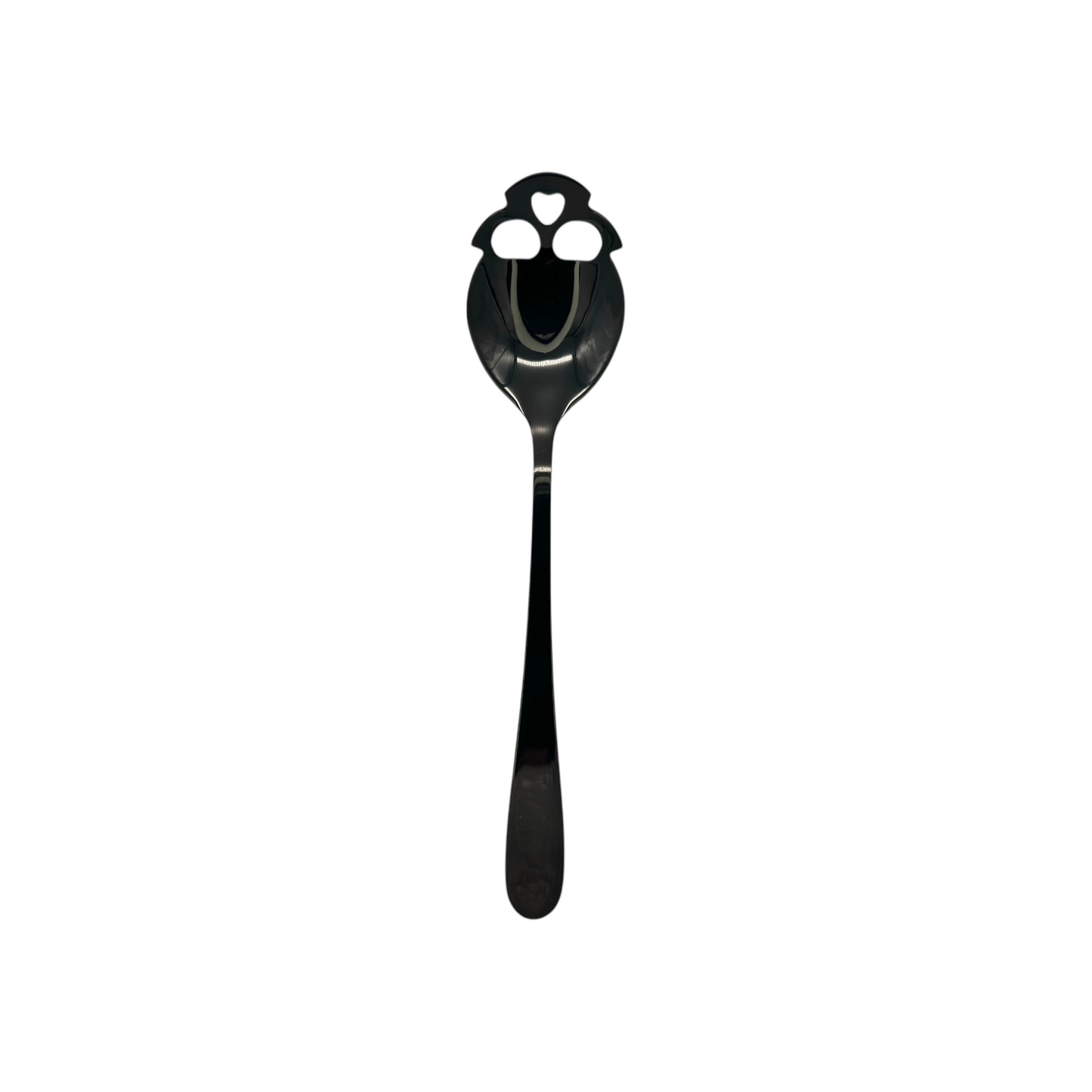 Cuchara Calavera Negra 15cm