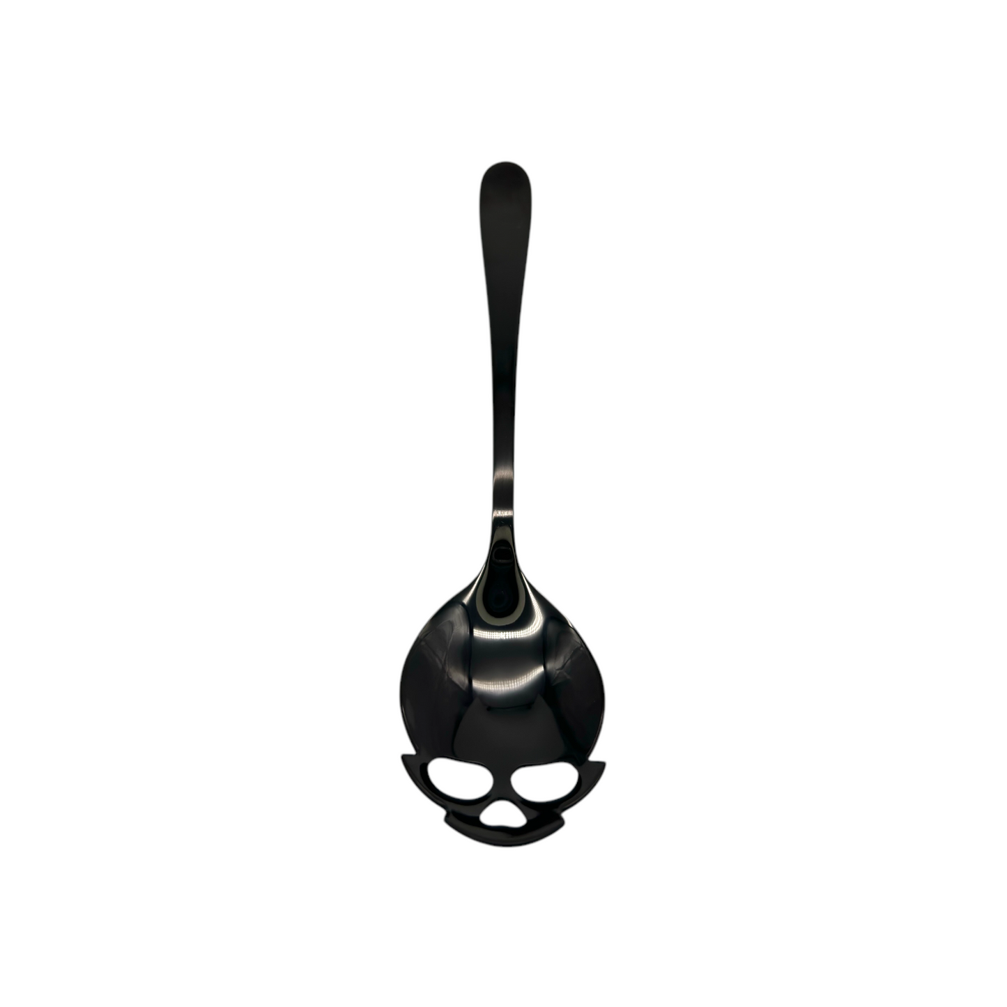 Cuchara Calavera Negra 15cm