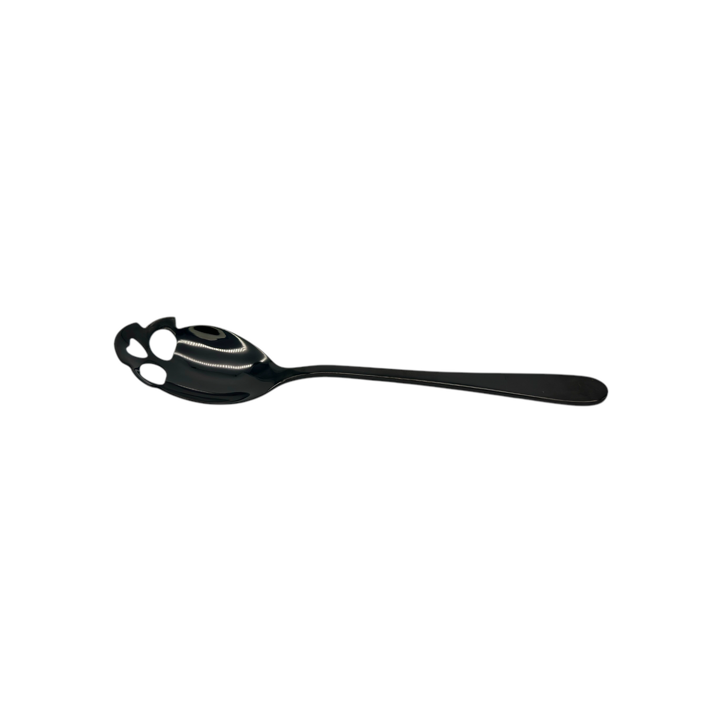 Cuchara Calavera Negra 15cm