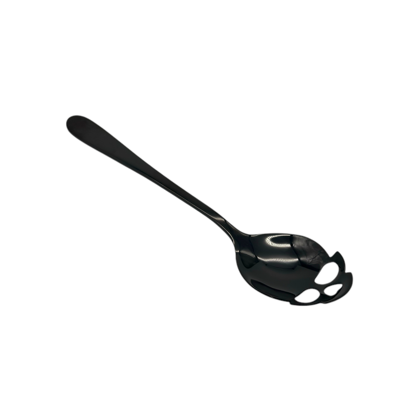 Cuchara Calavera Negra 15cm