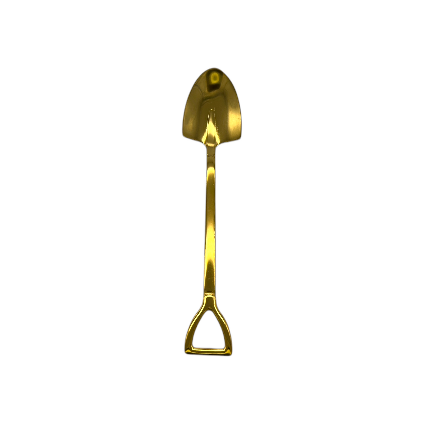 Cucharita Dorada Pala Corta 12cm