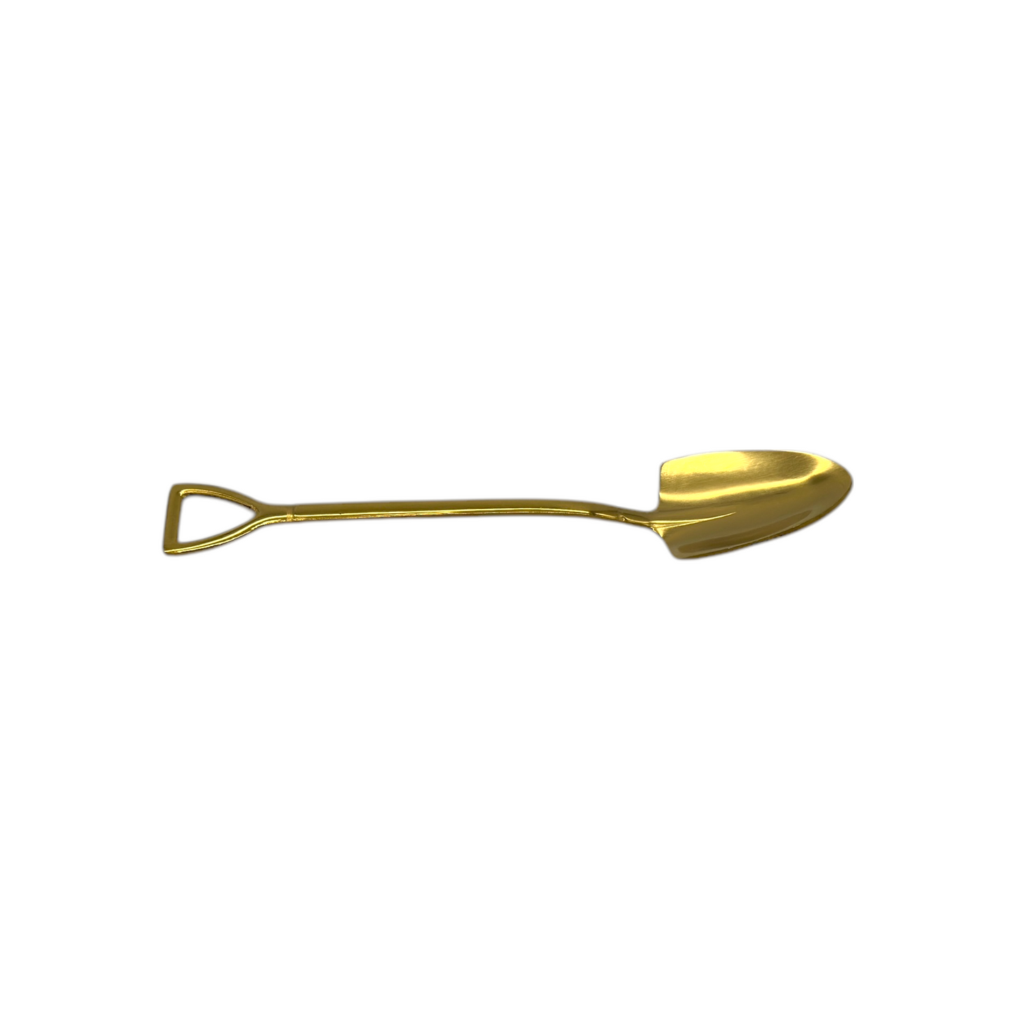 Cucharita Dorada Pala Corta 12cm