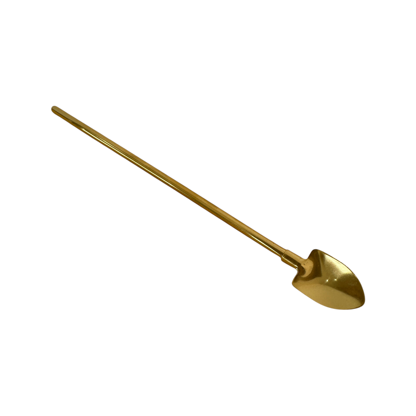 Cucharita Pala Popote Dorada 21cm