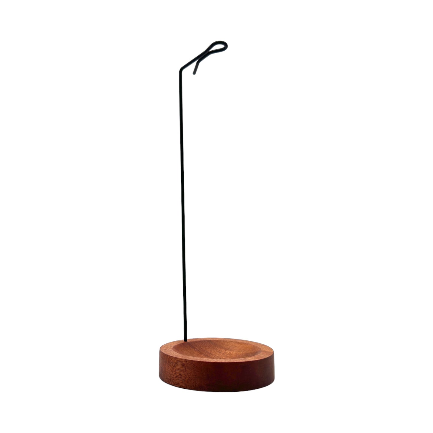 Porta Incienso Vertical Base Circular Madera 9cm