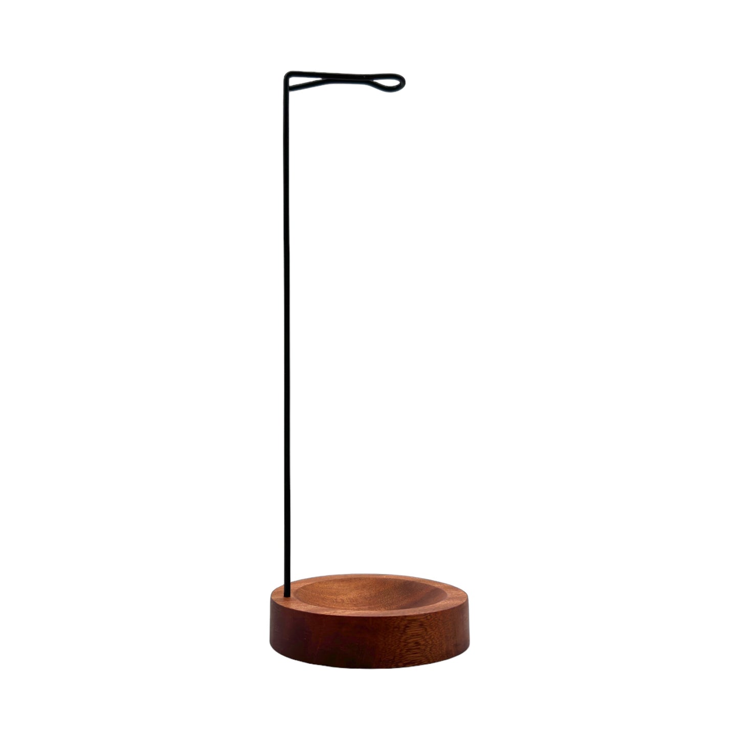 Porta Incienso Vertical Base Circular Madera 9cm