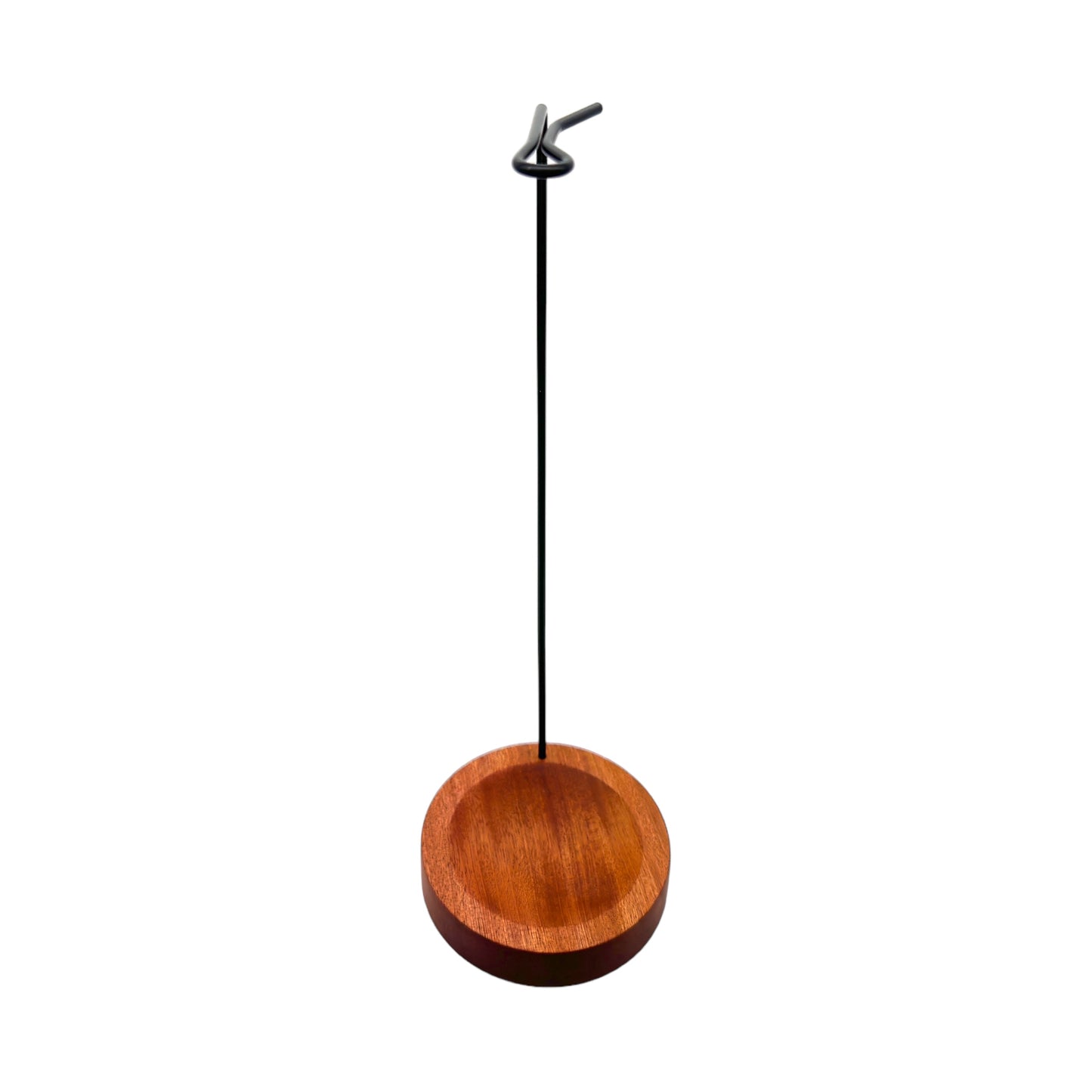 Porta Incienso Vertical Base Circular Madera 9cm