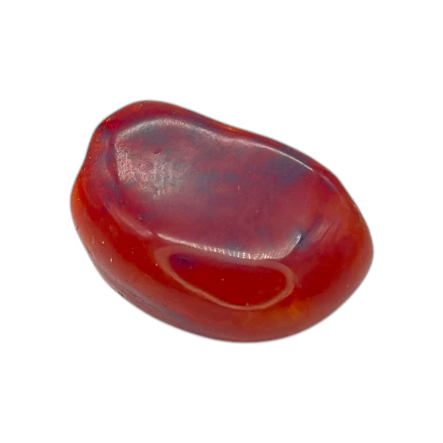 Ágata Cornalina Rolada (pieza ~2-3cm)