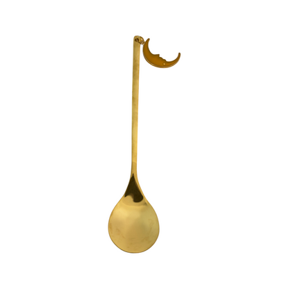 Cucharita Dorada Luna 18cm