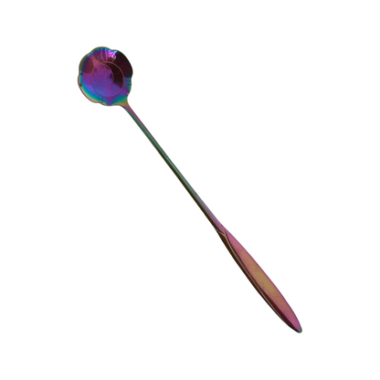 Cucharita Tornasol Flores 18cm