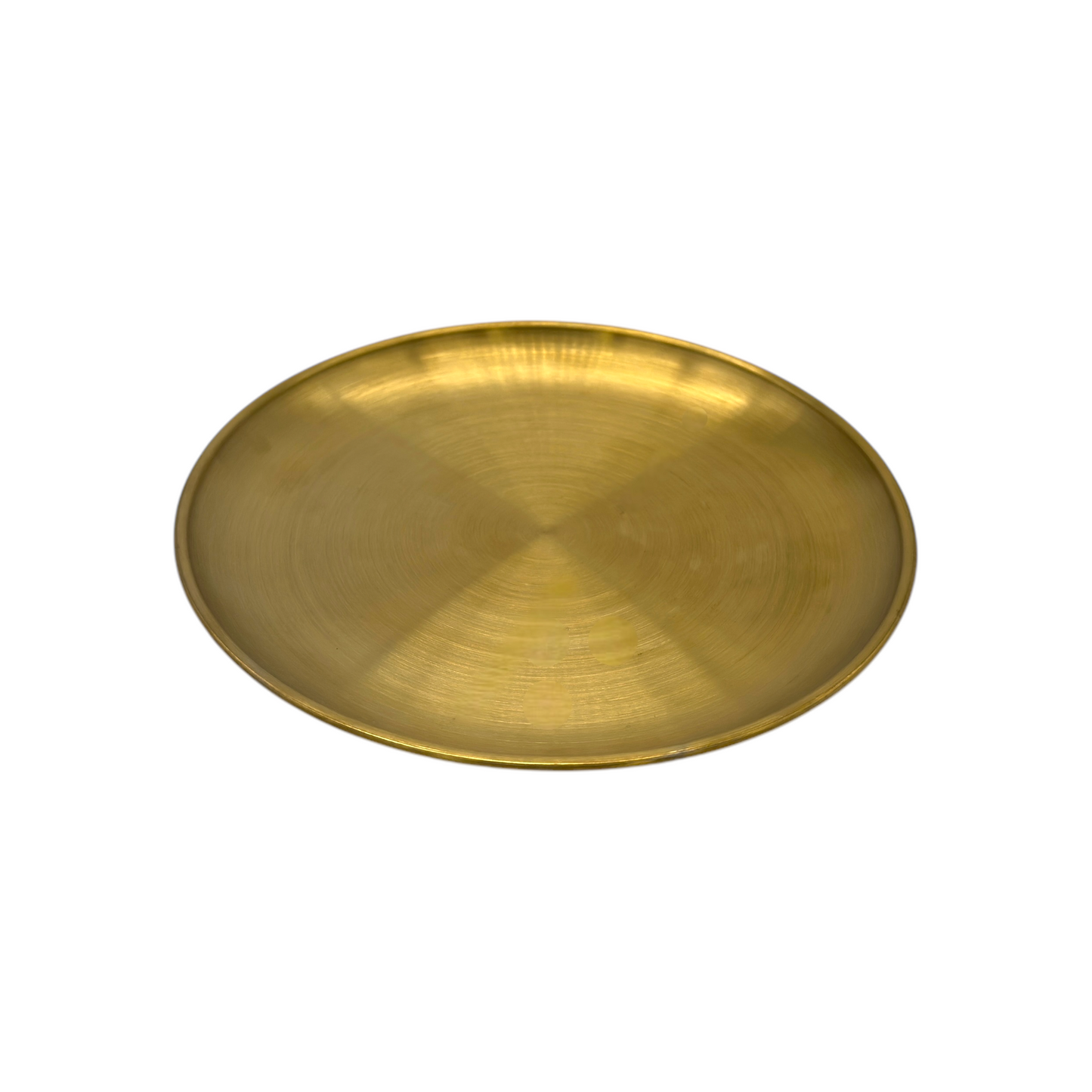 Plato Acero Dorado 20cm