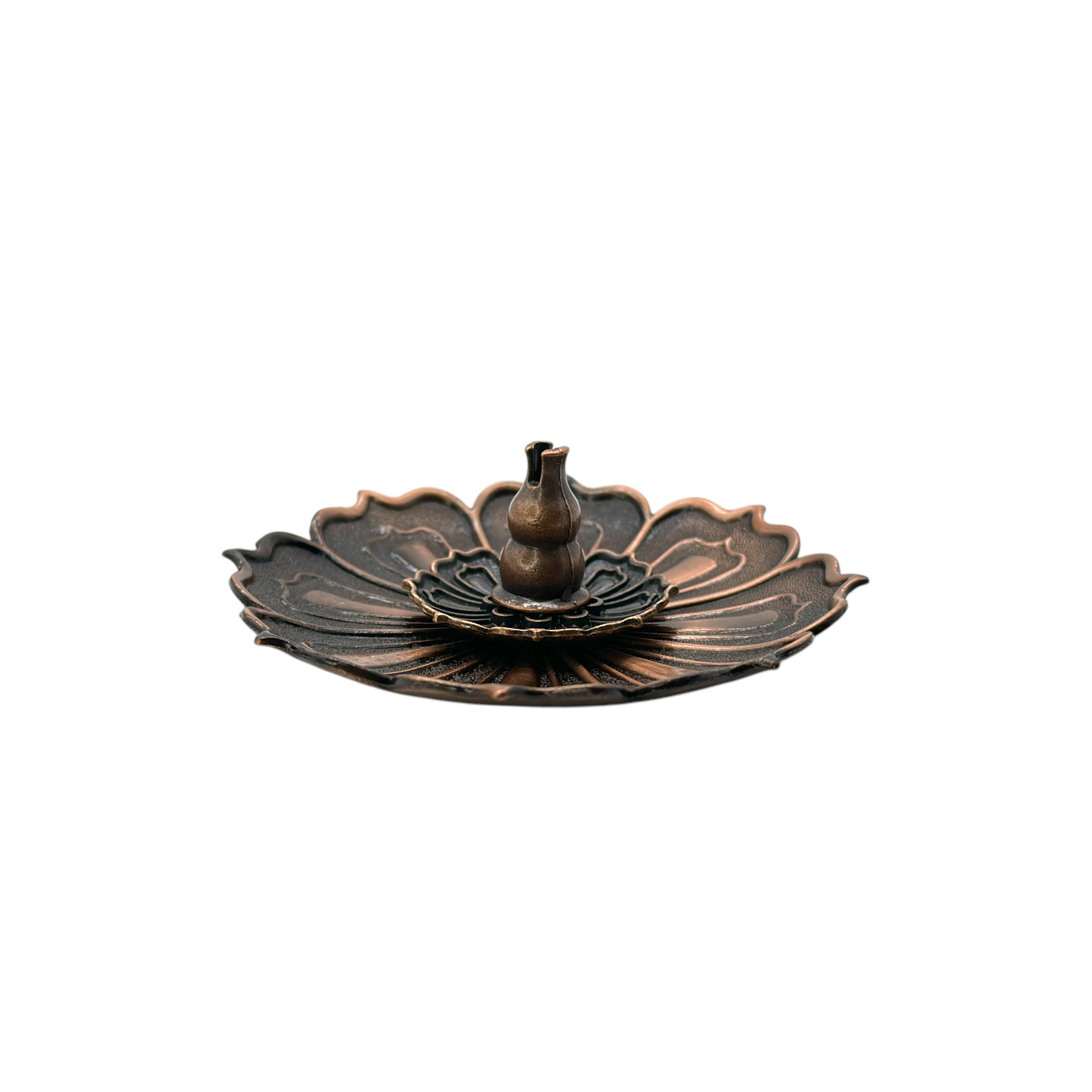 Porta Incienso Flor Metal 3 Partes 8.5cm