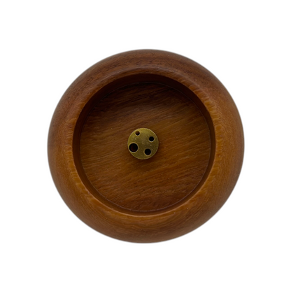 Porta Incienso Vertical Base Madera Redonda 5.5cm