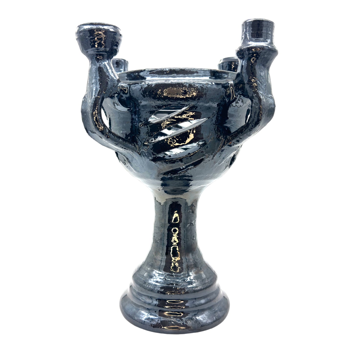 Copalero Especial Jumbo C/Porta Velas 19cm X 28cm Esmaltada