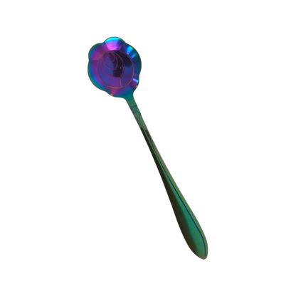 Cucharita Tornasol Flores 12cm