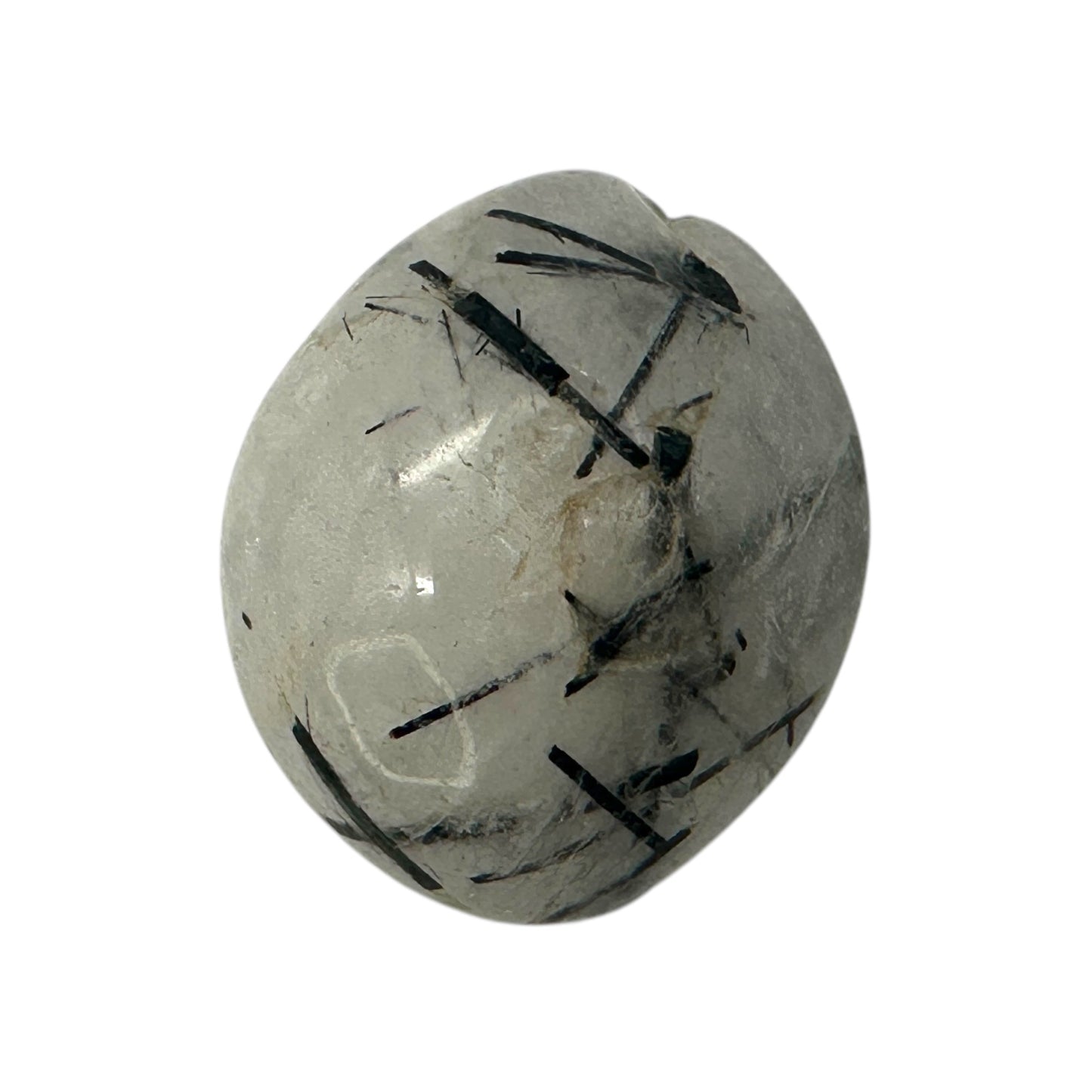 Cuarzo Turmalinado Rolado (pieza ~3-4cm)